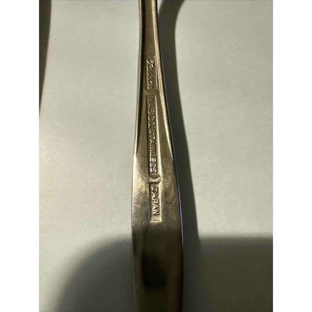 Nasco VASSAR Stainless Steel‎ Flatware Japan 4 Teaspoons
